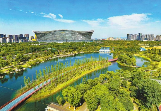 新成都 绿色公园城市画卷徐徐打开