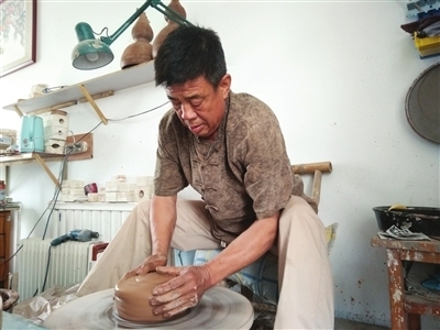 制陶人李五奎“旋转人生”30年