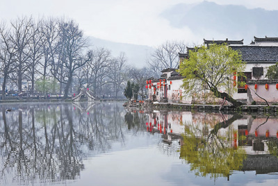 流淌的徽州记忆：千年古村落 游人风景区