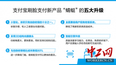 支付宝发布全新刷脸支付产品 刷脸支付成本大幅降8成(组图)