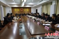 河南省商丘中院代院长陈殿福到河南省商丘市梁园区法院调研指导工作