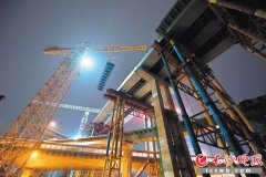 湘府路快改京港澳高速以西段主线贯通，预计9月底全线达到通车条件