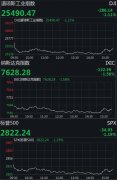 美股下挫道指跌逾280点 大型科技股全线收低