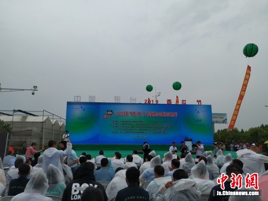 “2019东台西瓜节”开幕式现场