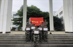 柳州市一中作为广西唯一高中段学校代表队参加2019年全国军事课教学