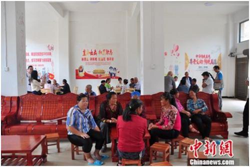 新兴社区活动中心。<a target='_blank' data-cke-saved-href='http://www.chinanews.com/' href='http://www.chinanews.com/' >中新网</a>记者 陈海峰 摄