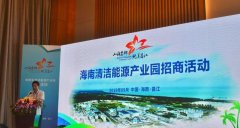 海南清洁能源产业园推介会 昌江主推六大招商项目