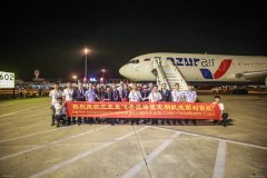 三亚机场顺利开通圣彼得堡定期航线