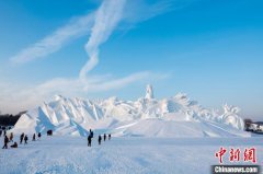 哈尔滨太阳岛雪博会传承中国传统造园文化打造“雪博八景”