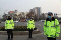  【抗击疫情 交警在行动】商丘市公安局交警支队全员坚守岗位防控疫情