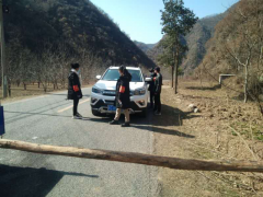 陈仓区大湾河村大学生志愿者山村战“疫”忙