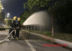 河南商丘：深夜燃气管道泄漏  示范区消防成功排除险情