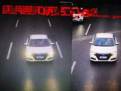轿车司机故意遮挡车辆号牌高速交警5分钟让其现出“原形”